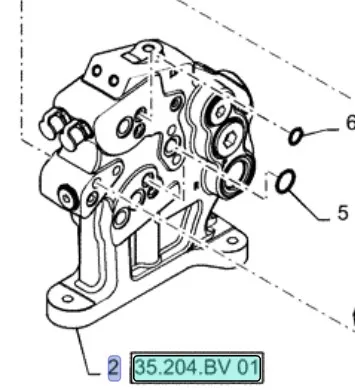 87659942 - Гидравлический клапан